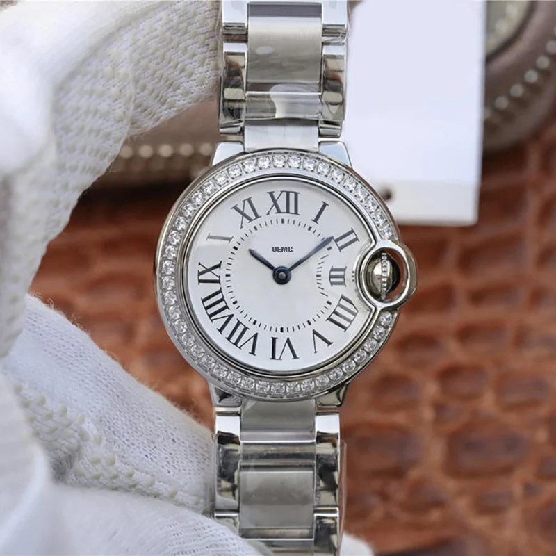 

Women's Watches Automatic Mechanical Watch For Women OEMG 28.6mm Luxury Watch Steel Strap Top Quality 1:1 Replica Watch