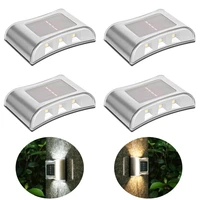4 1 pcs led solar light up and down luminous lighting wall lamp ip65 waterproof for courtyard hallway stairs porch entry decor