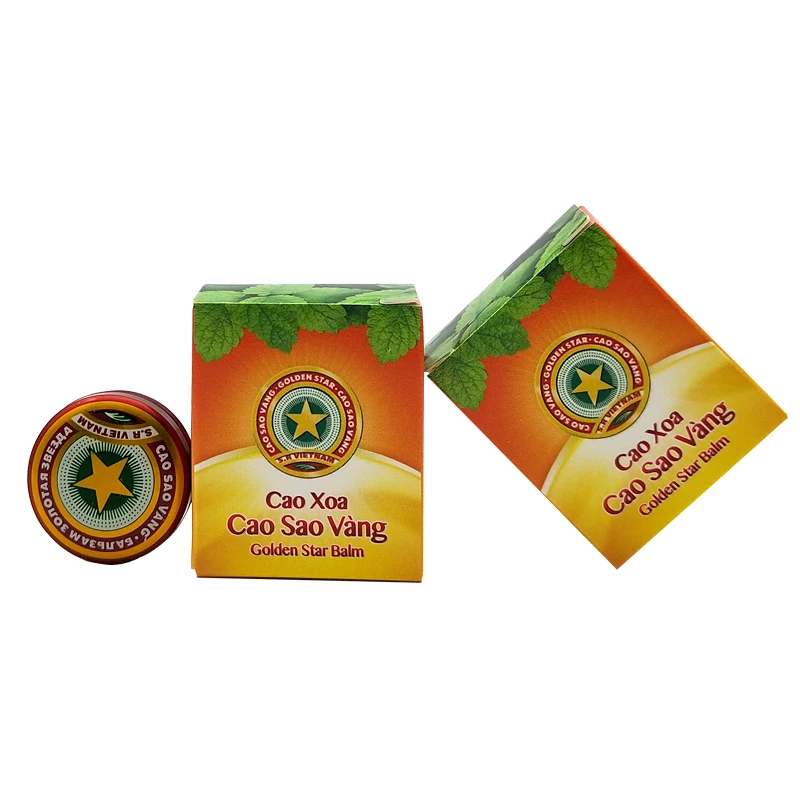 Вьетнамский бальзам с золотыми башнями и тигром 24 шт. мазь для простуда головная