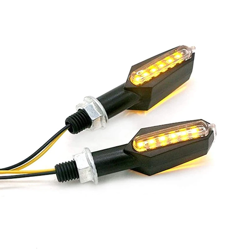 

NewMotorcycle 12V LED Tail Light Brake Lamp Universal Double-Sided Turn Signal for Motocross