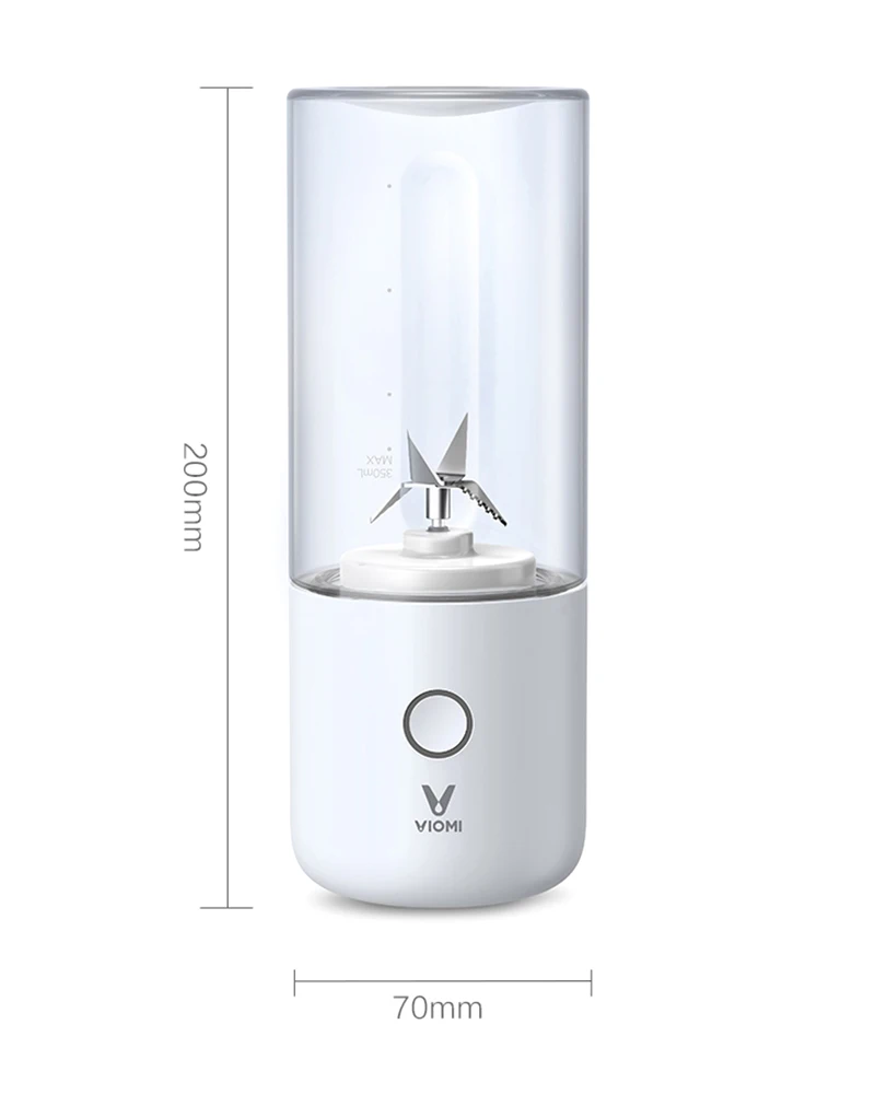 XIAOMI MIJIA VIOMI блендер Электрический кухонный миксер соковыжималка фруктовая чашка маленький портативный мини кухонный комбайн 45 секунд быстрая отжимание сока