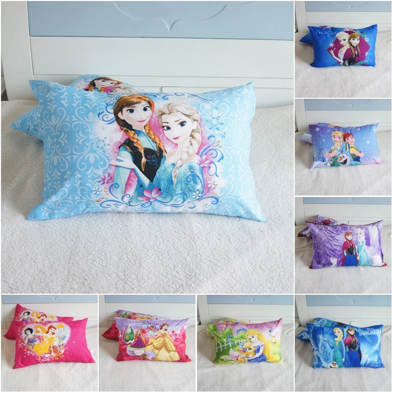 Наволочки с мультяшными героями Диснея Микки Минни Маус Mc королева тачки Детские