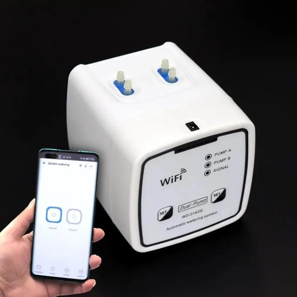 

Умное устройство для полива сада, умное устройство для капельного орошения с Wi-Fi, оборудование для автоматического полива, садовый водяной ...