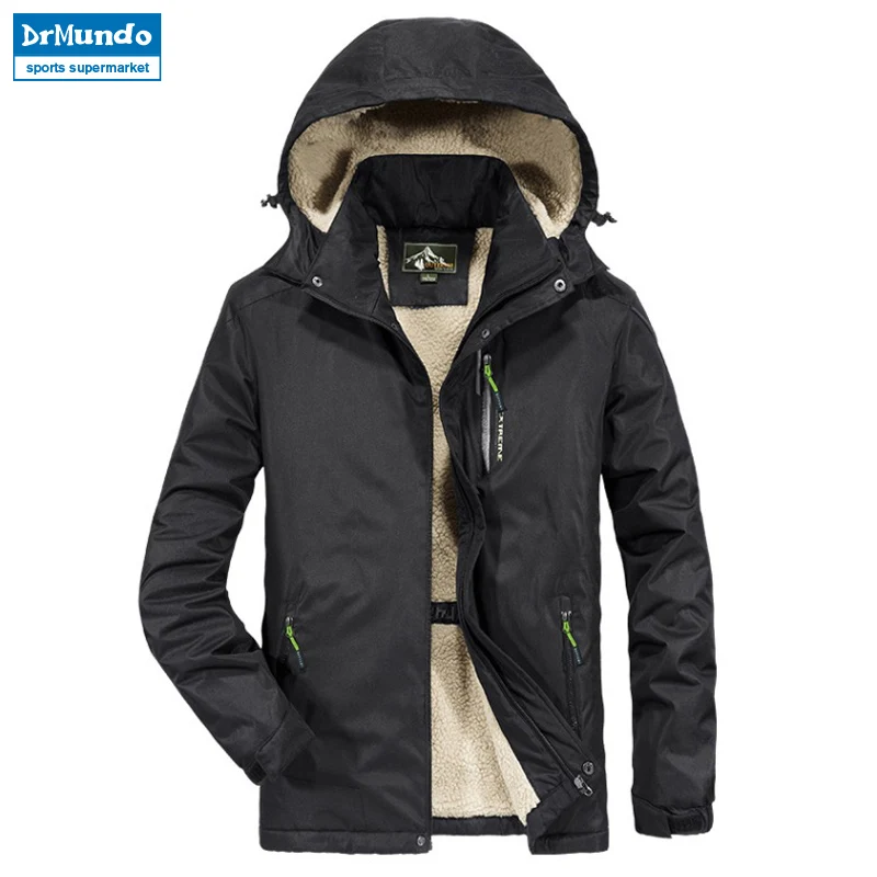 2019 Мужская водонепроницаемая куртка из флиса спортивная теплая брендовая для
