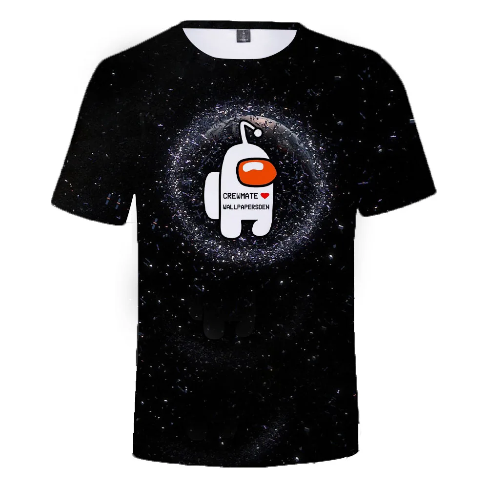 Футболка детская Among Us с 3D принтом для мальчиков и девочек 2021 | Мужская одежда