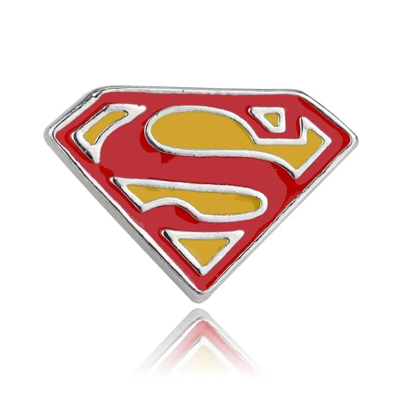 DC Comics Бэтмен ха Джокер металлический брелок Shazam флэш-брелок паук брелок металлический фильм Ювелирные изделия Подарки - Цвет: Brooch-P004