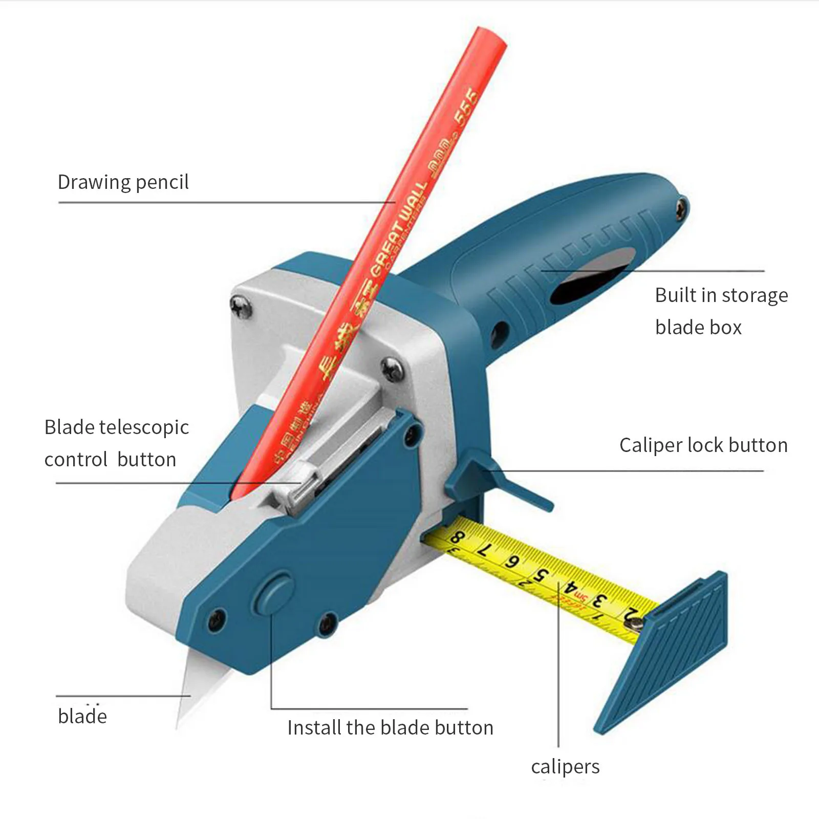 Ручной Резак для гипсокартона ручной инструмент резки инструменты с лентой