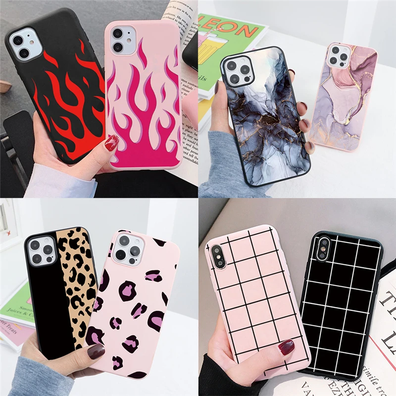 soft tpu phone case for xiaomi mi 11 redmi note 9 10 10t 9t 8t 8 9a 9c 7 9s pro lite a3 poco x3 pro nfc f3 case marble bag funda free global shipping