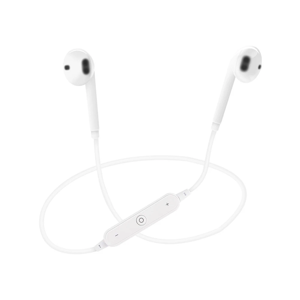 S6 Wireless Earphone Neckband sport bluetooth Stereo Earbuds music headset Phone with Mic For iPhone Samsung Xiaomi New | Электроника