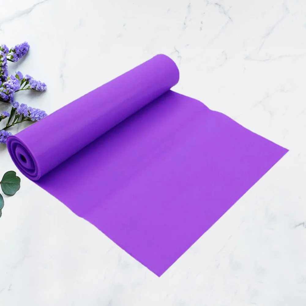 

Eco-friendly Odourless Latex Yoga Strip Stretching Band Fitness Strap for Training Exercising (Random Color)