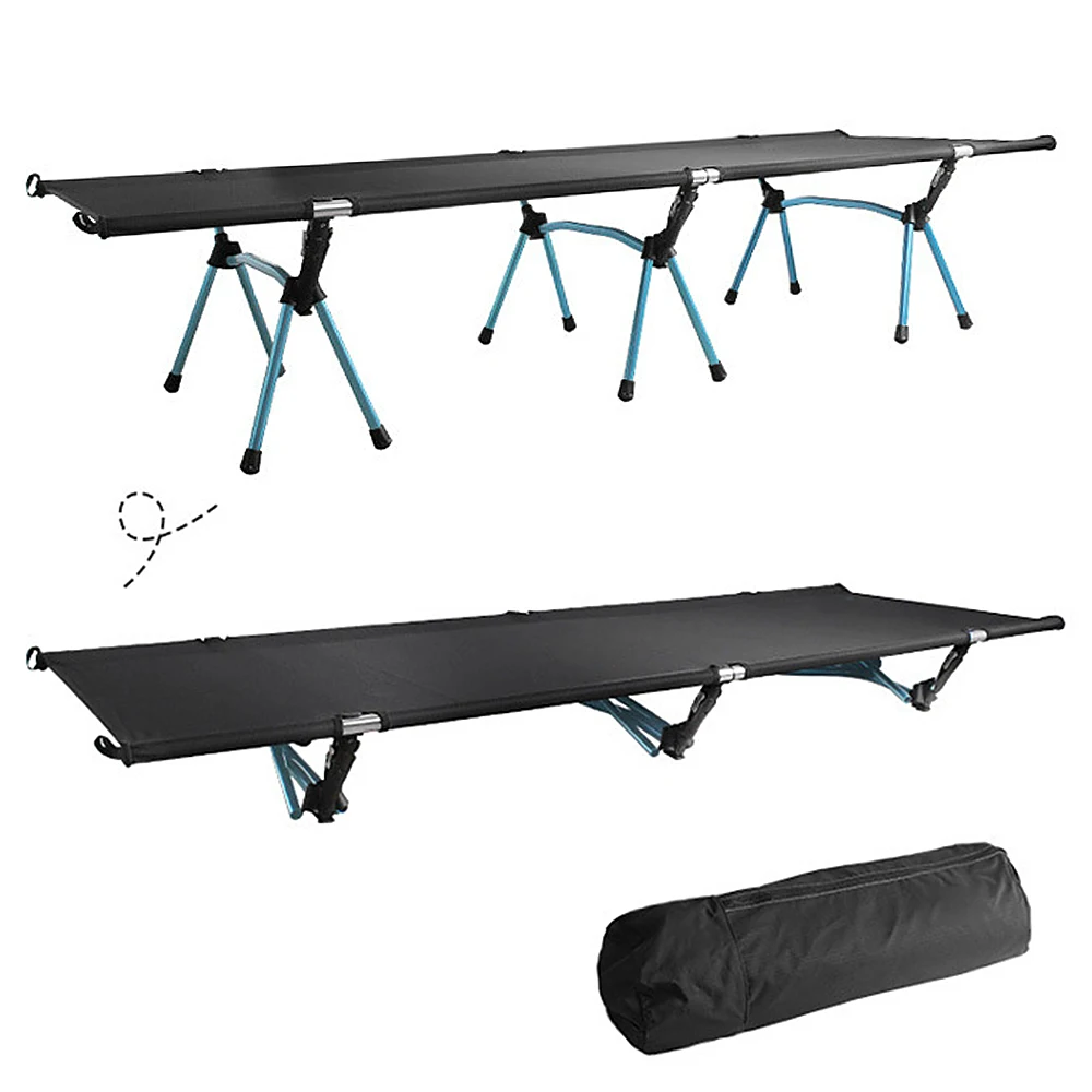 

Camping Cot Outdoor Portable Folding Bed Single Person Camping Cot 264LB Bearing Weight Compact Outdoor Picnic Camping Hiking