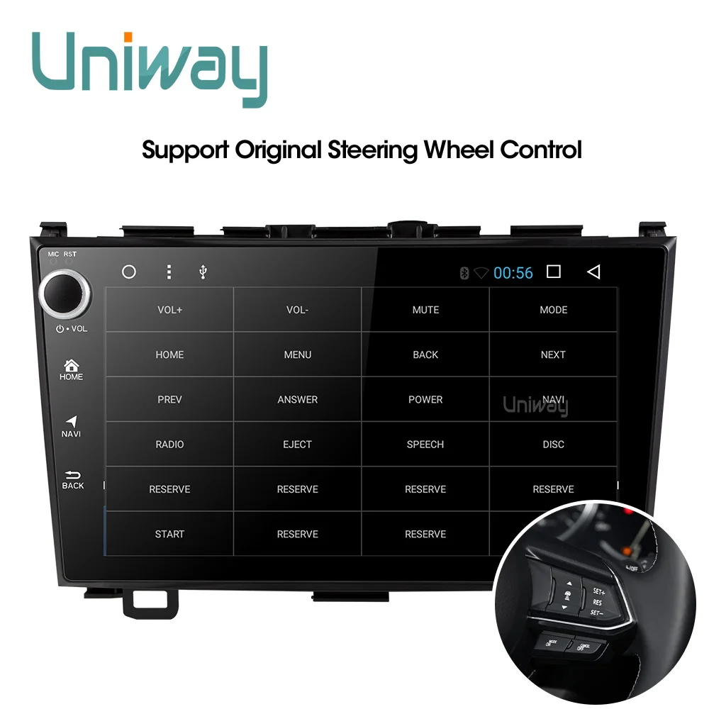 Автомагнитола Uniway ACRV9081 2 Гб + 32 ГБ android 8 1 с gps-навигацией для Honda CRV | Автомобили и