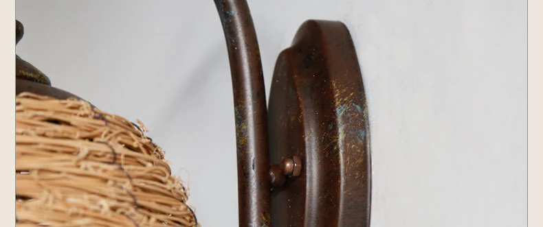 Настенный светильник в американском деревенском стиле для бара, спальни, ресторана, ресторана, бара, коридора, коридора, кафе, настенный светильник E27