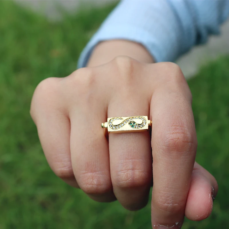 

Open Virgin Mary Carved Band Ring Man Round Cut CZ Stone Guadalupe Medal Ring Religious Jewelry Stackable Infinity Cuban Ring