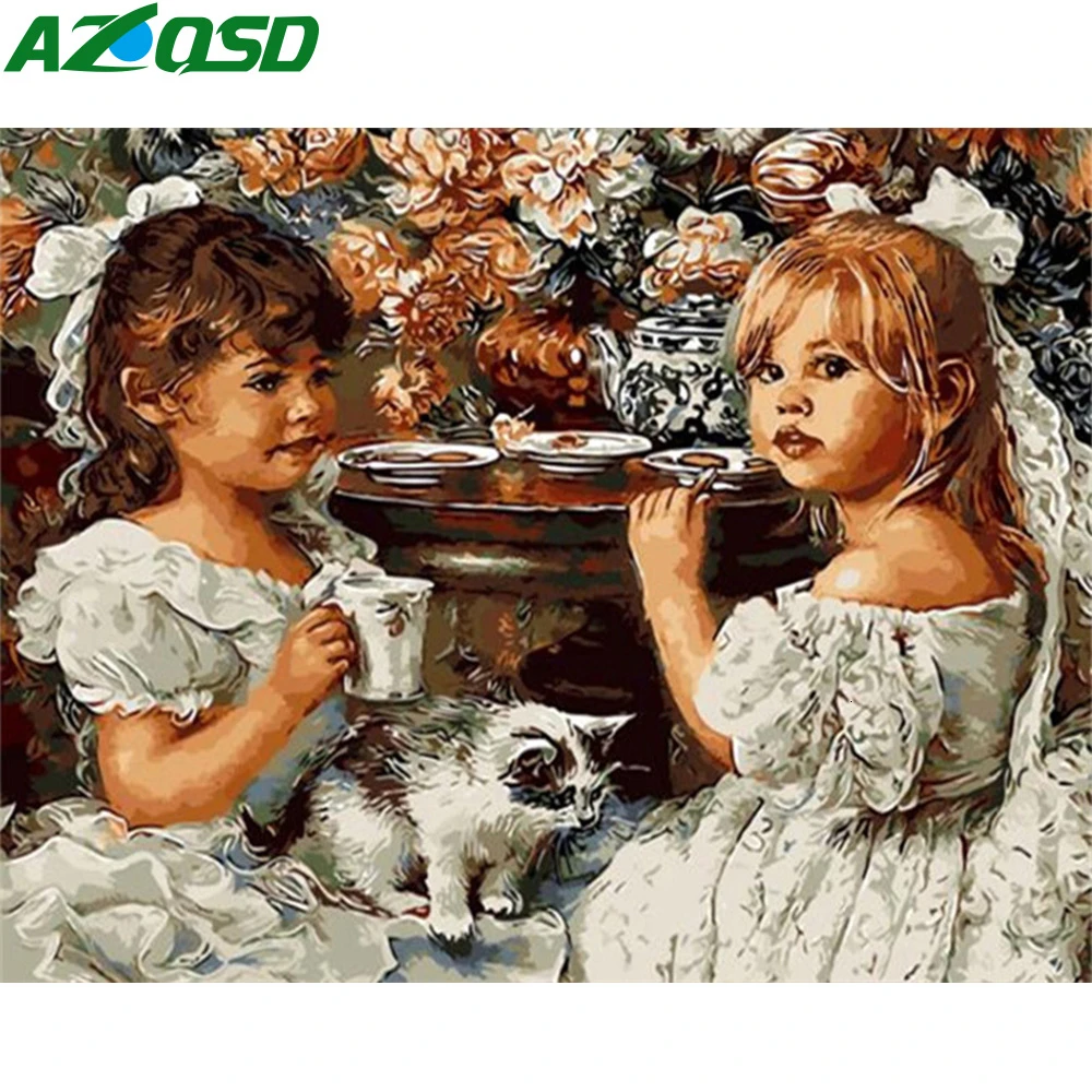 Набор для нанесения краски AZQSD по номерам набор самостоятельного масляной