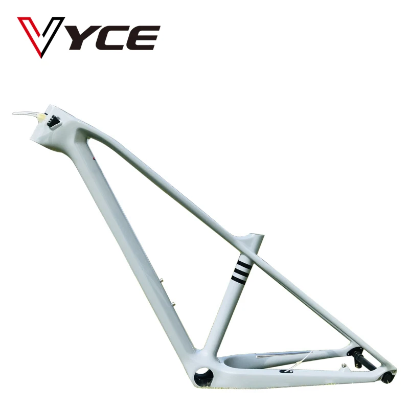 

VYCE HQMTB-03 Silver gray frame full carbon MTB Bicycle Frame 27.5er UD Glossy Carbon mountain bike frames