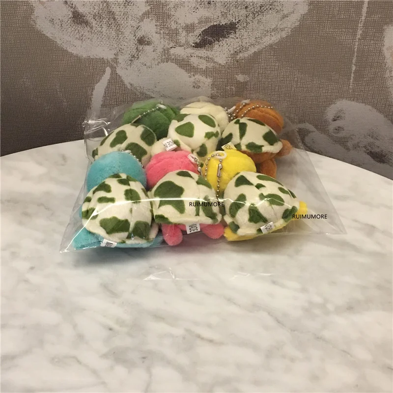 Цвета маленький новый 7 см Малый черепаха плюшевые игрушки брелки для ключей