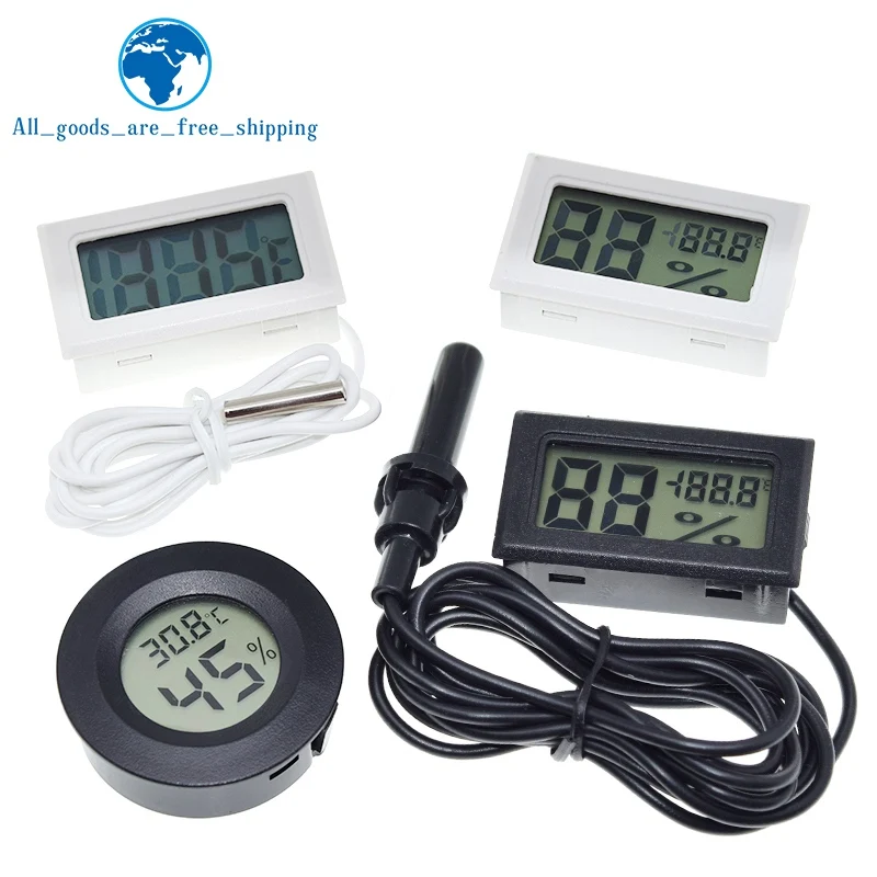 Mini LCD Digital Thermometer Hygrometer Temperature Indoor Convenient Sensor Humidity Meter Gauge Instruments |