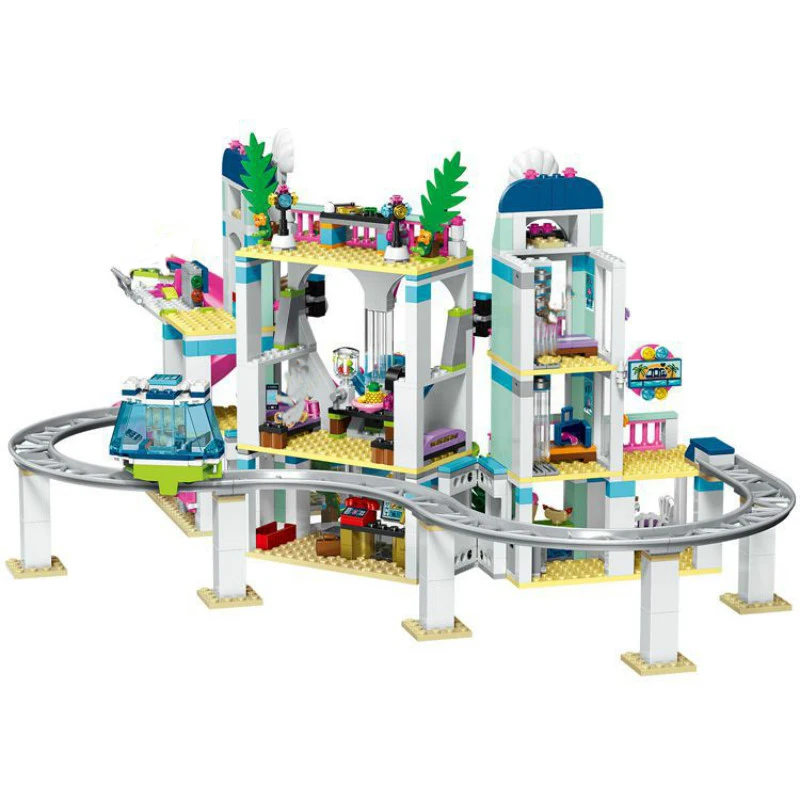 Друзья город курорт модель 41347 совместимые строительные блоки с фотоэлементами