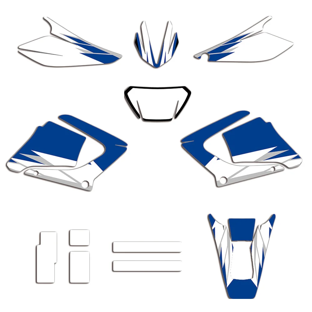 

3M Motorcycle Team Graphic & Backgrounds Decal Sticker Kits for YAMAHA DT X 125 2002 2003 2004 2005 2006 2007
