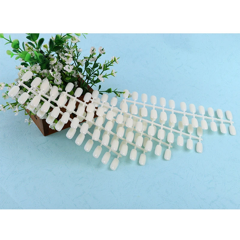 

120Pcs Acrylic Stiletto False Nail Tips Nature Clear Full Cover Fake Nails Artificial Gel Polish Display Manicure Tools
