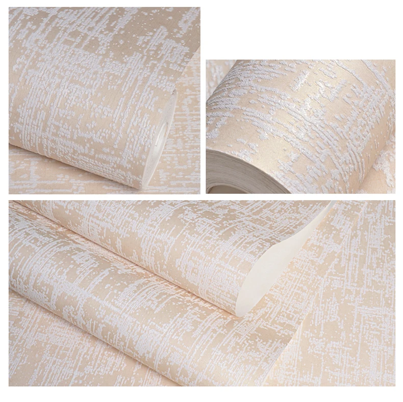 Горячая Распродажа, элегантная одноцветная 3d настенная бумага, декор для гостиной, современная простая Нетканая настенная бумага, тисненая настенная бумага, рулон Qz051