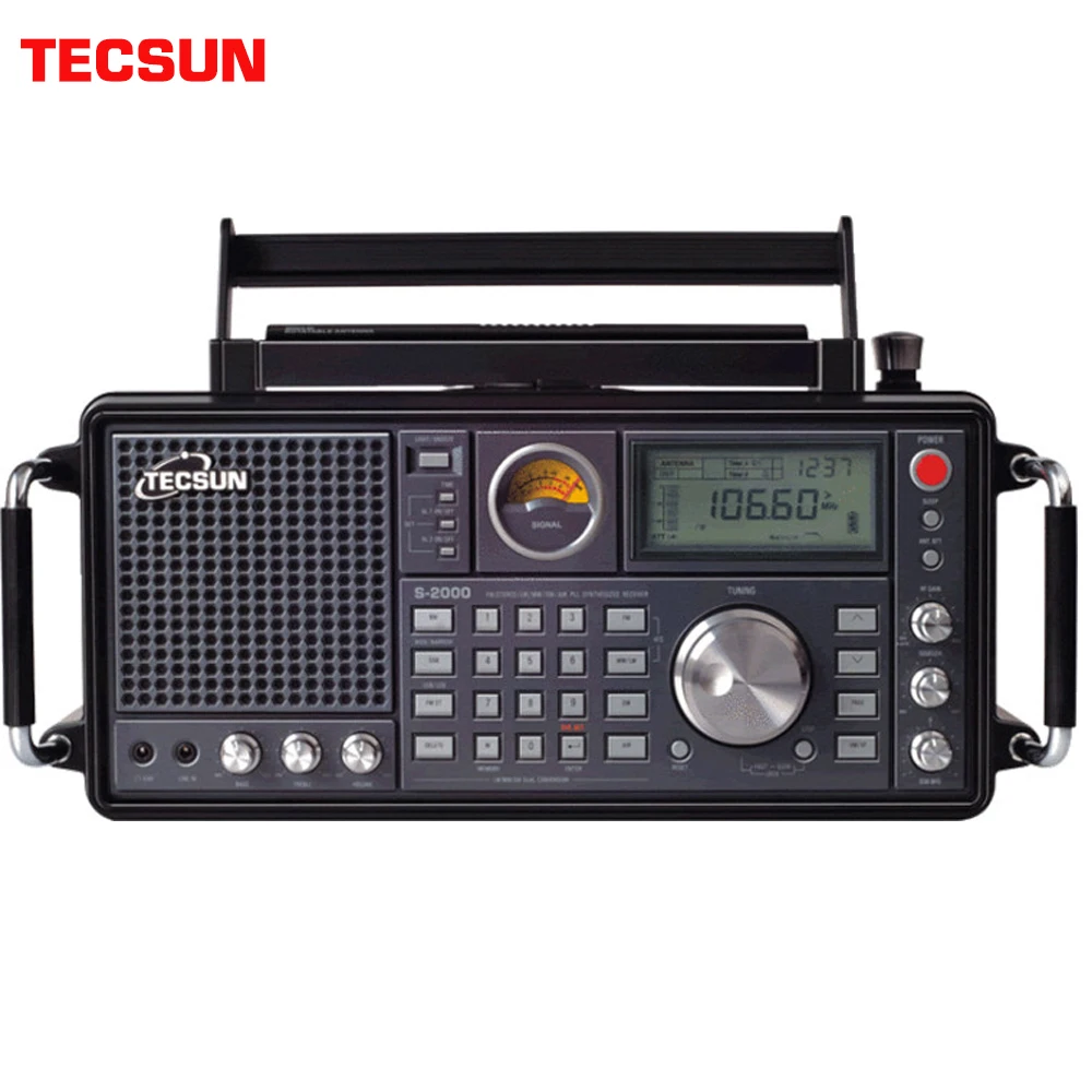 TECSUN S-2000 любительский Настольный радиоприемник SSB Двойное преобразование FM/MW/SW/LW