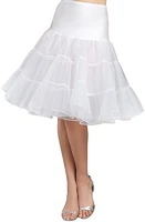 womens 50s vintage tulle petticoat half slip tutu underskirt 2023