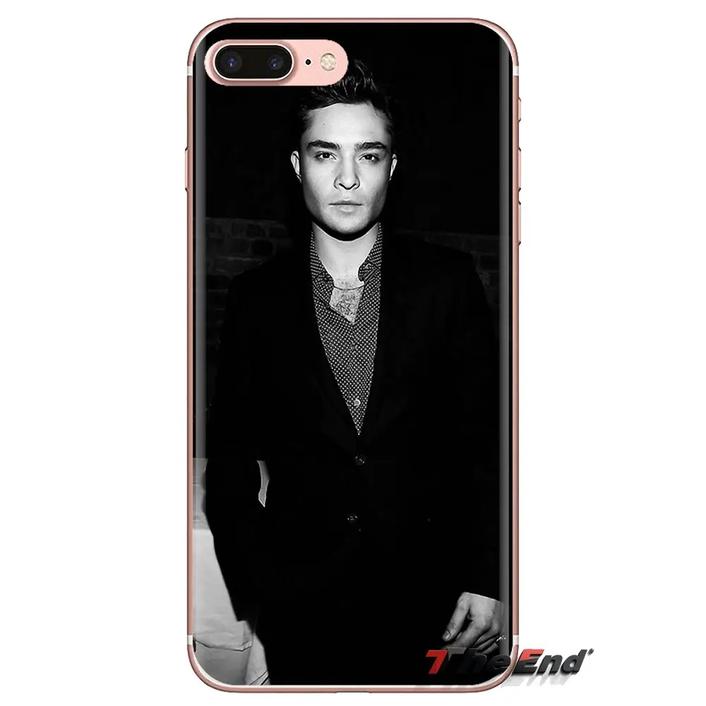 Сплетница Ed Westwick Чак бас для iPhone XS Max XR X 4 4s 5 5S 5C SE 6 6S 7 8 Plus samsung Galaxy J1 J3 J5 J7 A3 A5 корпус |