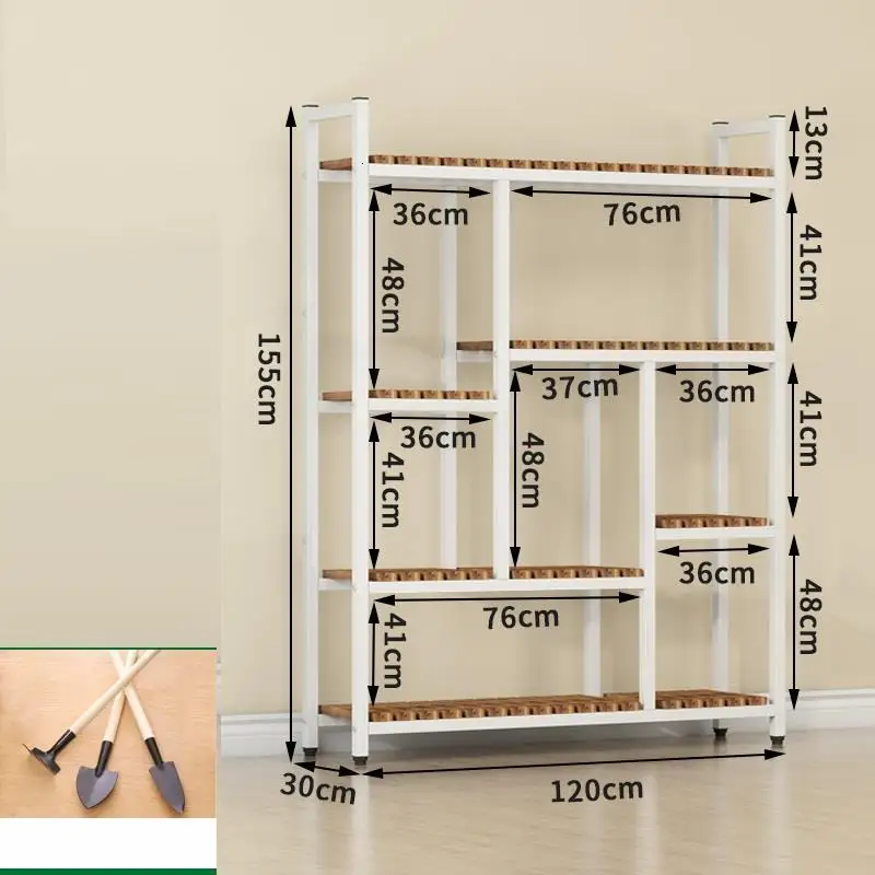 

Madera Etagere Plante Pot Soporte Plantas Interior Scaffale Porta Piante Ladder Balcony Shelf Plant Rack Dekoration Flower Stand