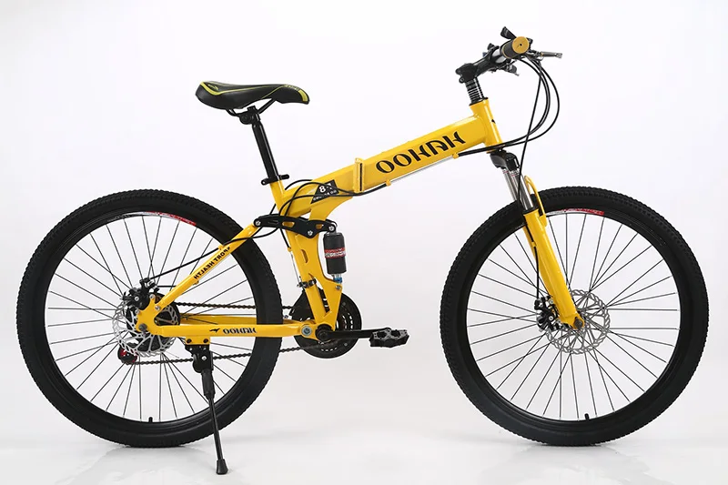 24 speed yellow С высоким содержанием углерода Сталь горный велосипед Bicicletas крест велосипедный 20/24/2" переменной Скорость двойной амортизацией для горного велосипеда - Цвет: 24 speed yellow