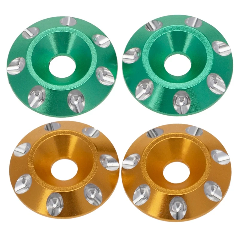 

2 набора, металлические гайки M3 с потайным хвостовым крылом для внедорожников масштаба 1/10, багги, монстр-Трак, радиоуправляемые машинки, 3 и 1