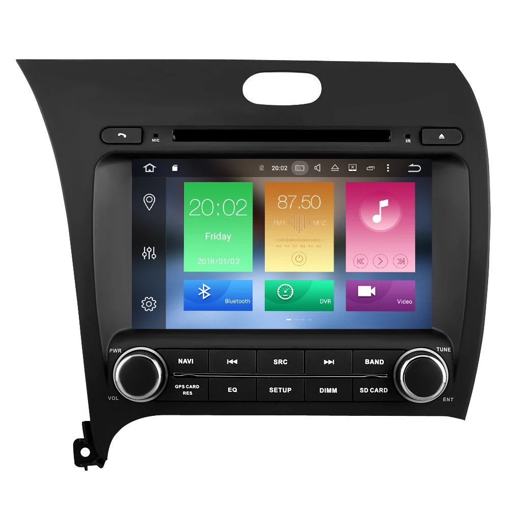 Автомобильный радиоприемник Android10.0 DVD мультимедийный плеер для Kia Cerato Forte 2013 2016