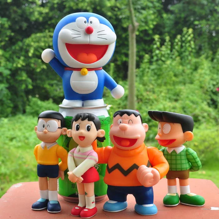 Фигурки героев мультфильма нобитая ноби Shizuka Minamoto Takeshi Gouda Suneo Honekawa Dorami фигурки
