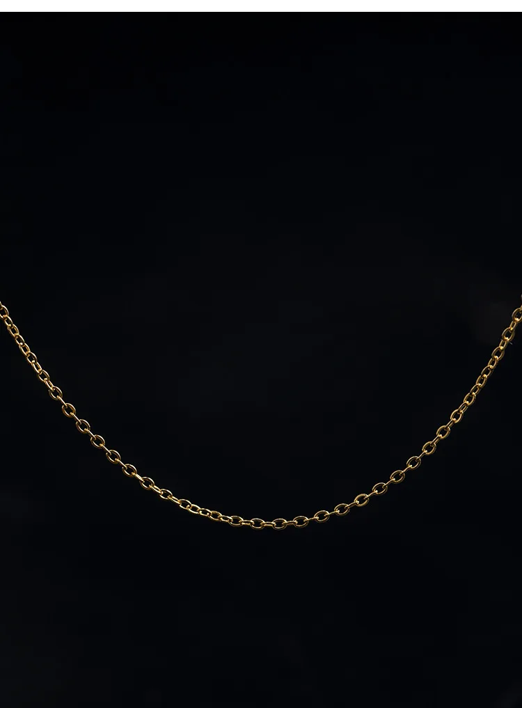 wholesale 10pcs s925 silver necklace female clavicle chain new wild simple hanging gold color | Украшения и аксессуары