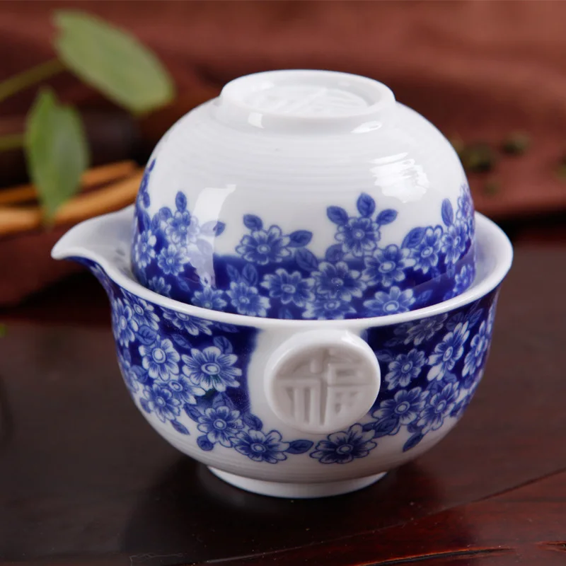 Всемирно известный керамический чайный сервиз китайской культуры 1 горшок чашка