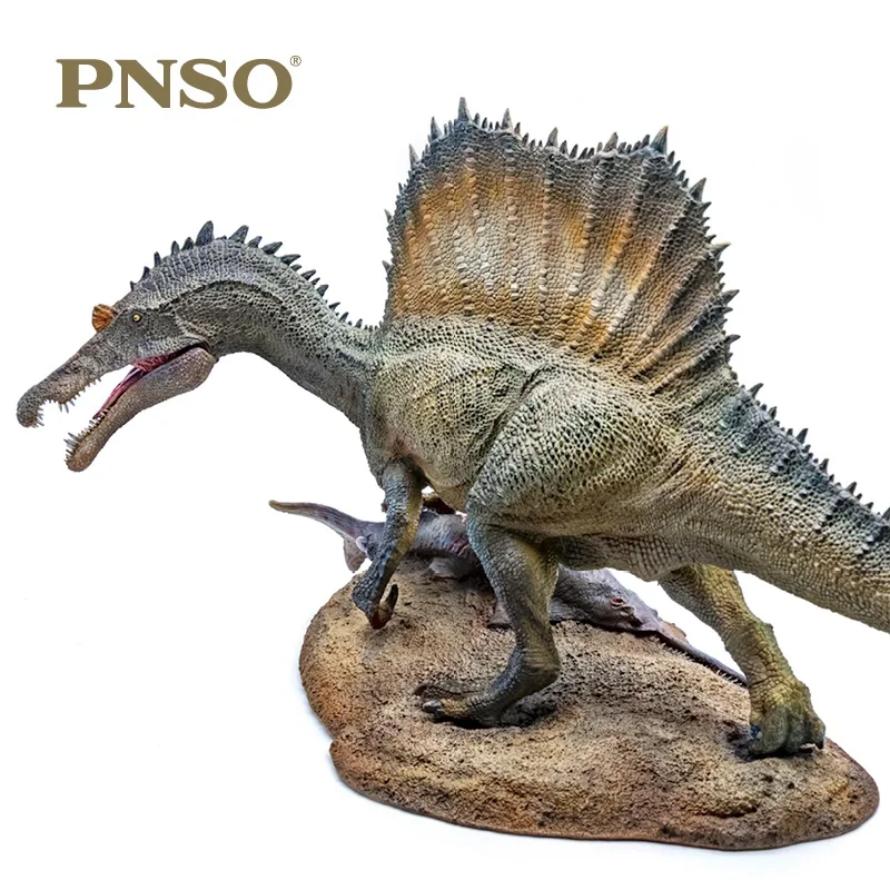 1:35 PNSO Spinosaurus колючий рыбной ловли дракона с платформой динозавр Классические