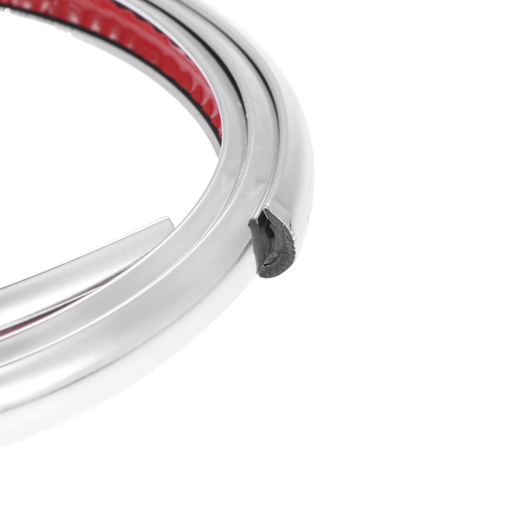 1 рулон м/2 м/4 м автомобиля хром защита обода колеса универсальный зажим решетки