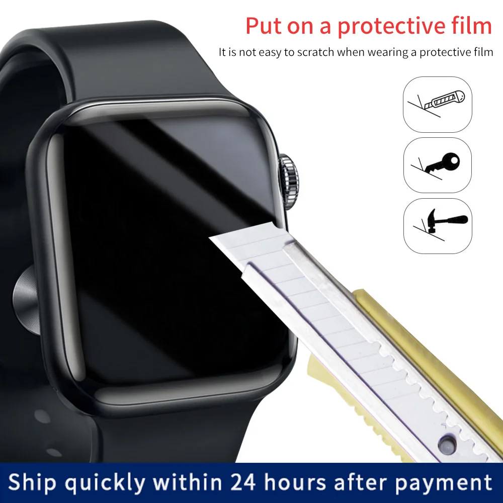 Защитная пленка для iWatch 4/5 40/44 мм Apple Watch 3/2/1 38/42 мм|Защита экрана часов| |