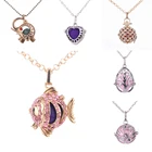 Nordic Стиль винтажное ожерелье с медальоном ожерелье с распылением ароматерапевтического эфирного масла диффузор подходит для беременных Для женщин и Для женщин