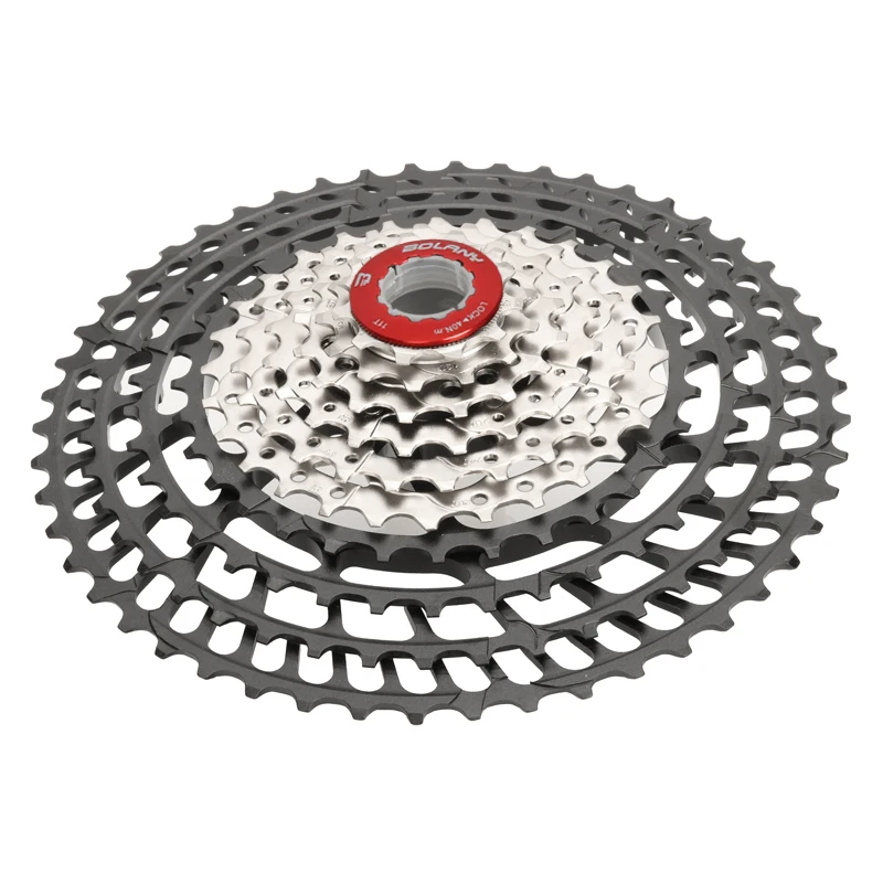 BOLANY велосипед Freewheel MTB 11 50t 10 скоростной Сверхлегкий Кассетный 376g горный CNC