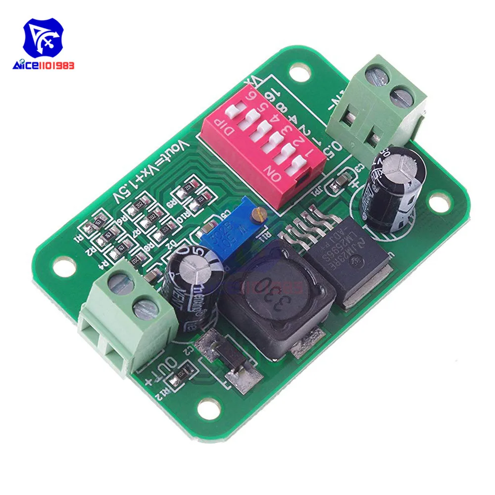 Понижающий Регулируемый источник питания diymore LM2596 DC 5 36 в до 1 33 для Arduino Raspberry|dc-dc
