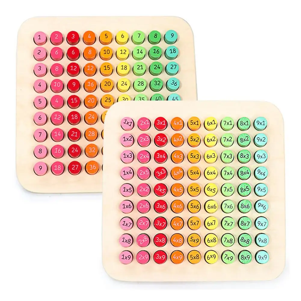

Montessori Educational Wooden Math Toys Multiplicatio Arithmetic Table Board Game Preschool Learning For Kids Children