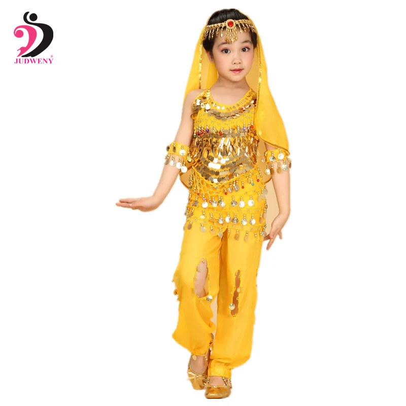Детский костюм для танца живота новинка 2019 года Индийский Болливуд Восточный