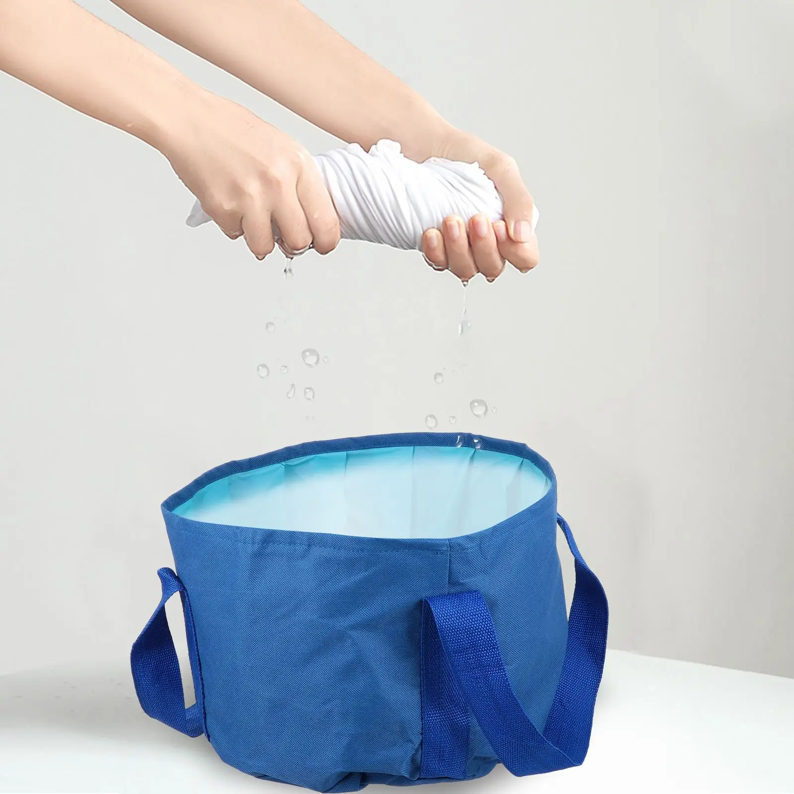 

1pcs/2pcs Collapsible Foot Basin Foot Soaking Bath Basin Laundry Bucket Outdoor