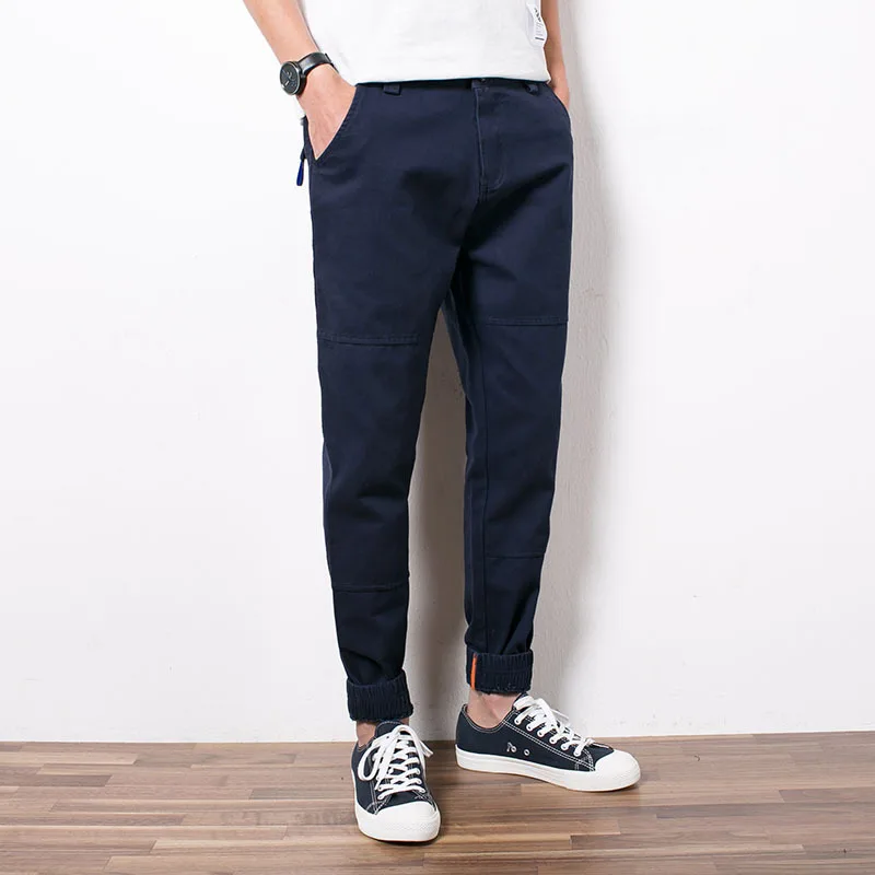 

Новинка 2022, мужские брюки MRMT на весну и осень, модные штаны, простые брюки для мужчин, повседневные облегающие брюки для ног