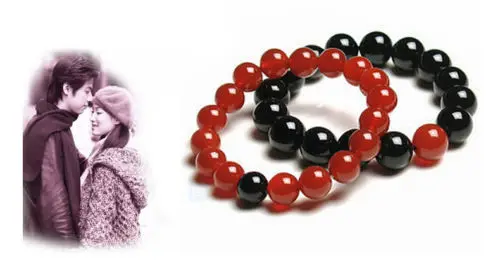 LETSFUN изысканные ювелирные изделия в китайском стиле браслеты с агатом для пары You