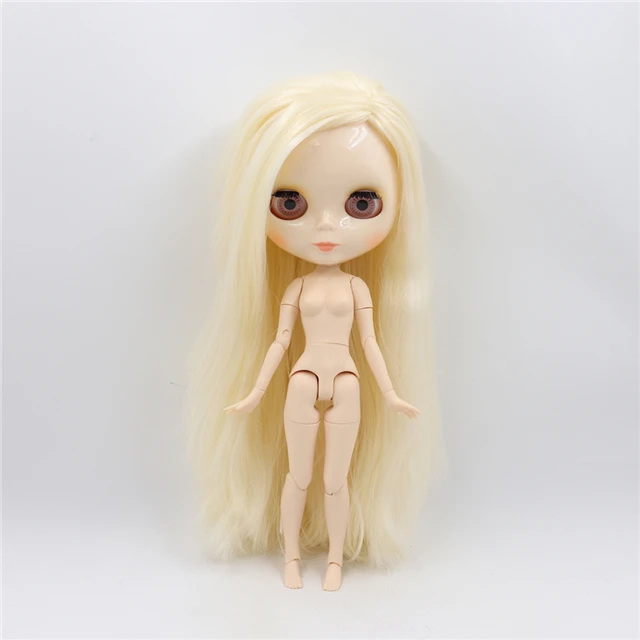 ICY factory шарнирная кукла blyth toy joint body белая кожа блестящее лицо 30 см 1/6 распродажа специальное предложение - Цвет: only nude doll