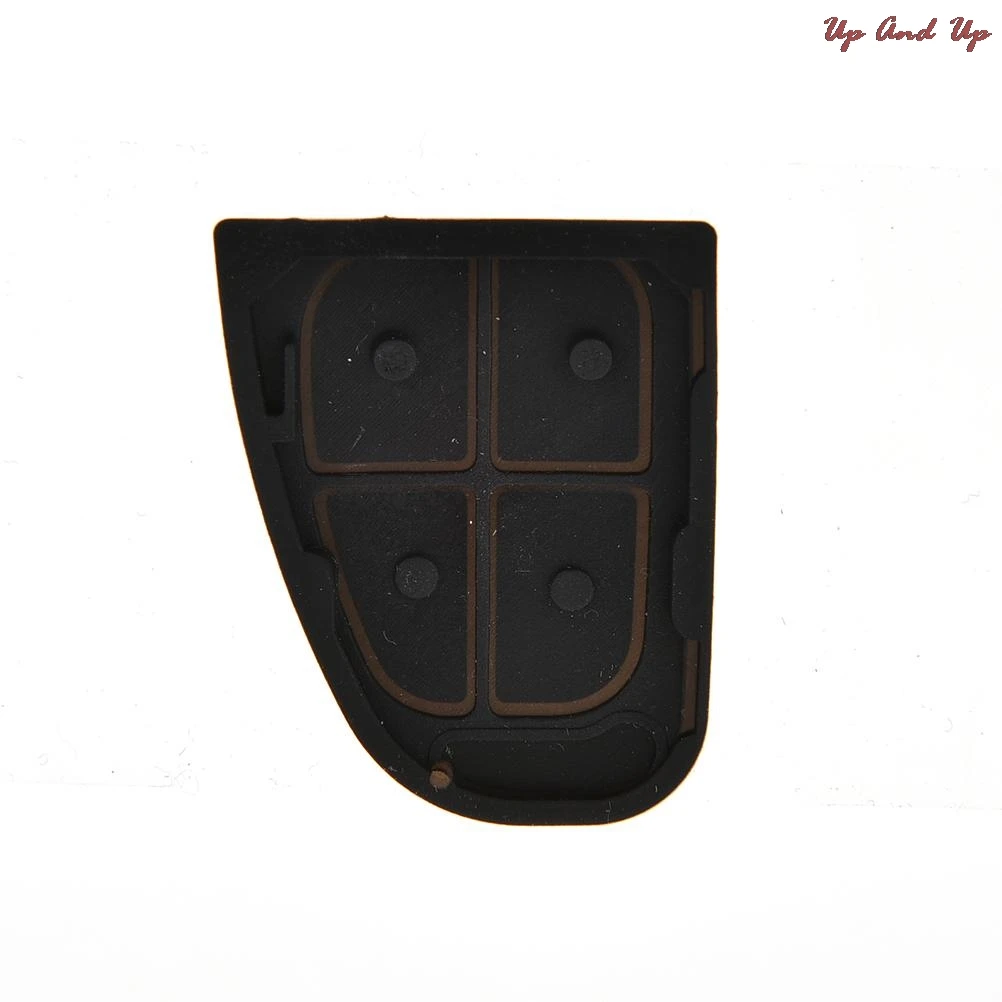 

1PCS Hot Selling High Quality Black 4 Button Rubber Pad Remote Key Fob Replacement For Jaguar S X XJ XK TYPE