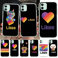 penghuwan likee funny cat diy printing phone case cover shell for iphone 11 pro xs max 8 7 6 6s plus x 5s se xr cover